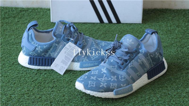 LVS x Adidas NMD R1 Denim Blue Real boost